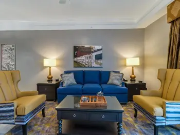 Living room from HICV Williamsburg 2 Bedroom Villa card